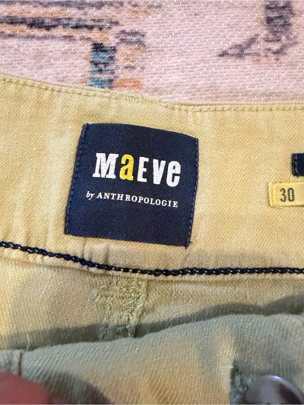 Anthropologie/ Maeve - Colette High-Rise Wide Leg Linen Stretch Pants - Picture 8 of 10